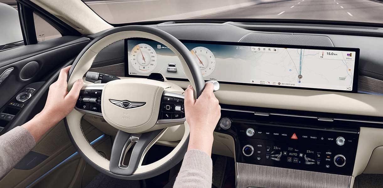 G80 helps maintain a safe highway speed based on road conditions.